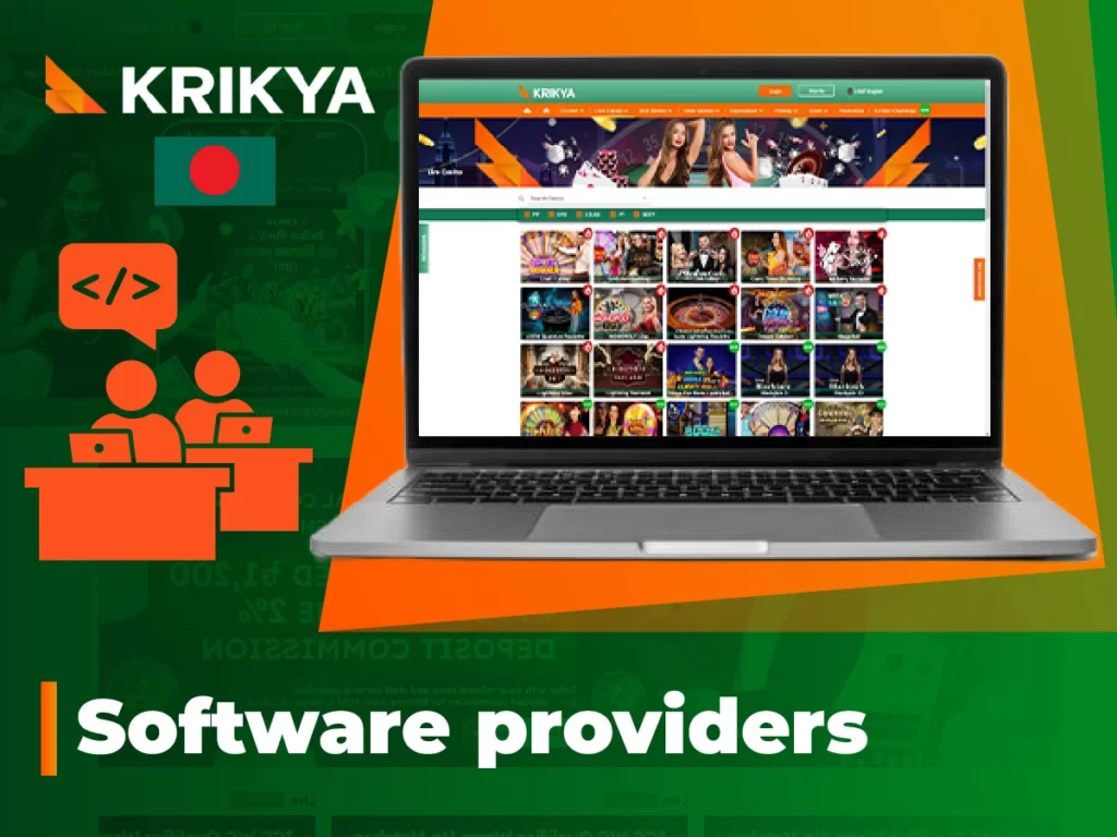 Top software providers are available at Krikya online casino, with great games and slots